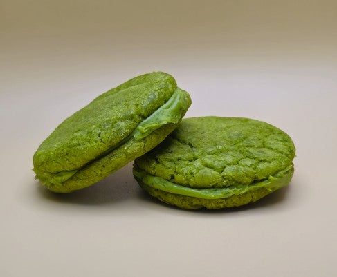 Matcha Ganache Cookies